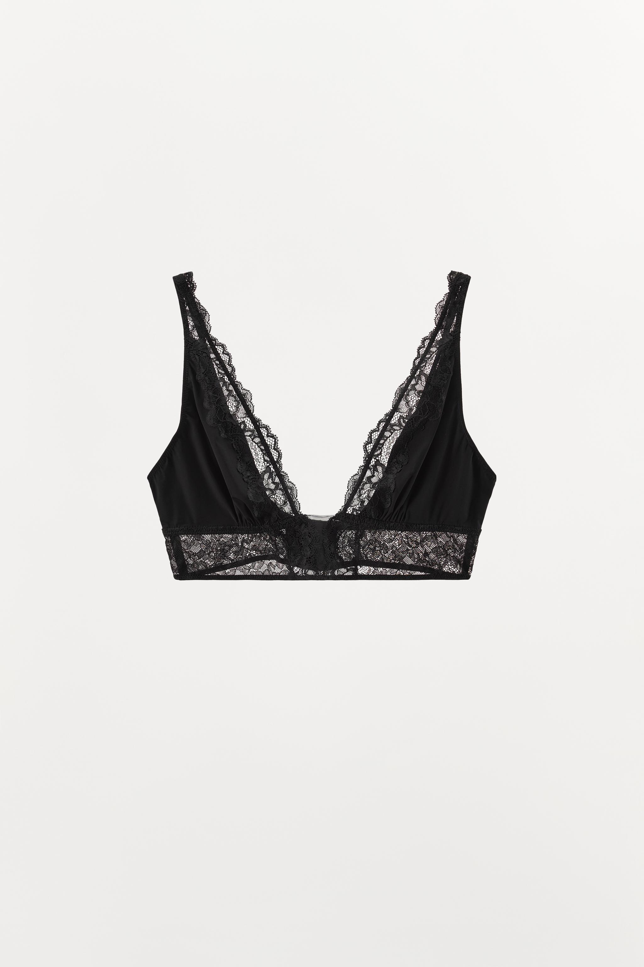 COMBINATION LACE TRIANGLE BRALETTE